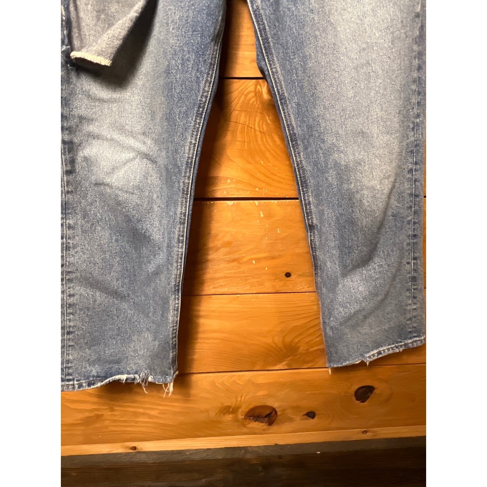 AGOLDE Riley Womens Los Angeles Premium Denim Jeans Distressed Cutoff Raw Hem 27 - Picture 6 of 10
